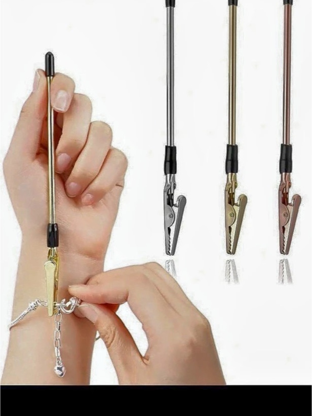 Jewelry Clasping Tool Helper Fasten Bracelet Necklaces Travel